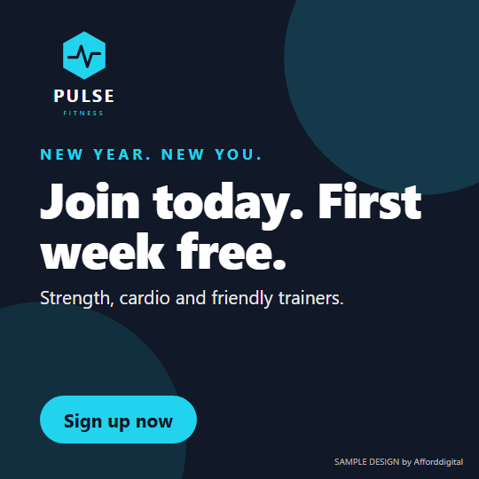 Gym membership poster