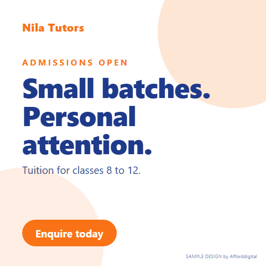Tuition admissions poster